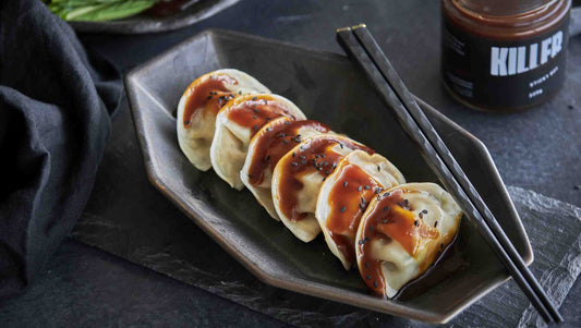 Sticky Soy Dumplings with Ground Pork