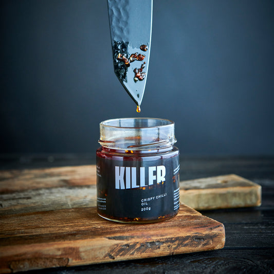 killer condiments crispy chilli oil jar